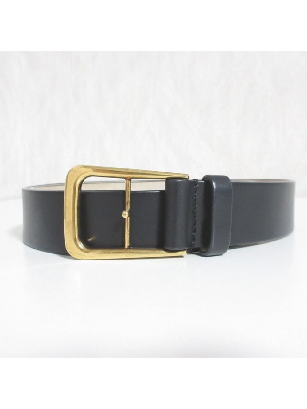 Brunello Cucinelli Leather Belt XS Black